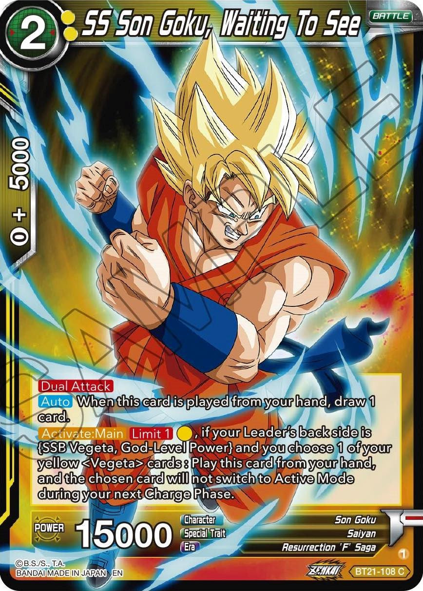 SS Son Goku, Waiting To See (BT21-108) [ZENKAI Series: Set 04] | Good Games Adelaide SA
