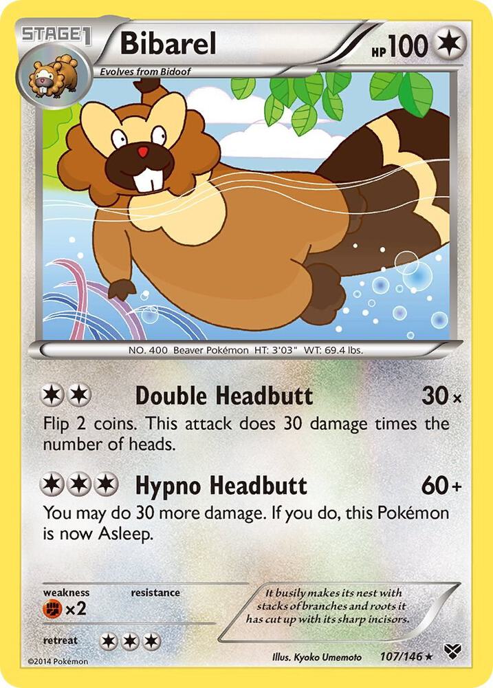 Bibarel 107/146 (XY Base Set)  | Good Games Adelaide SA