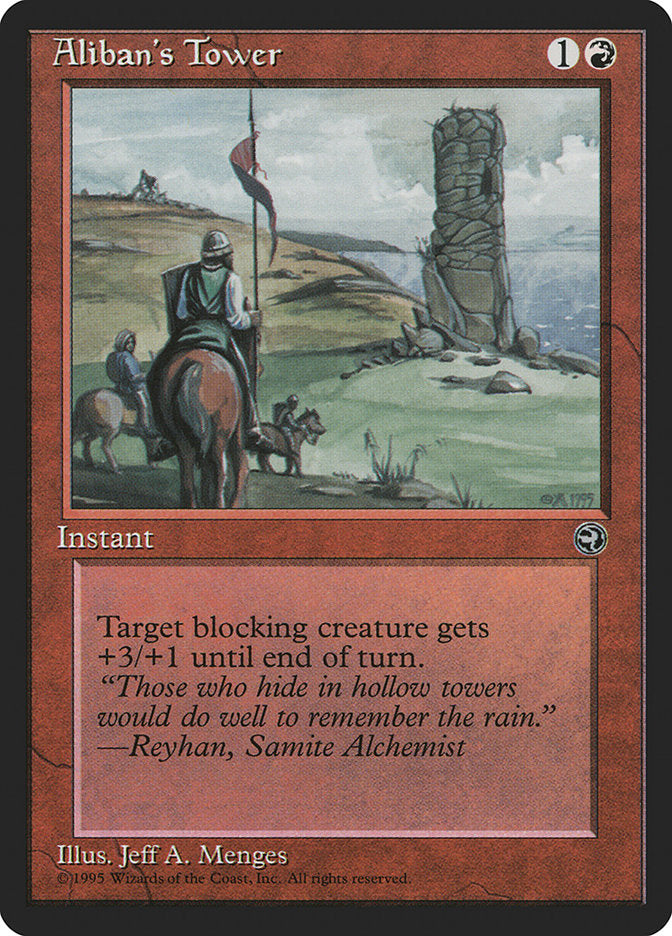 Aliban's Tower (Reyhan Flavor Text) [Homelands] | Good Games Adelaide SA