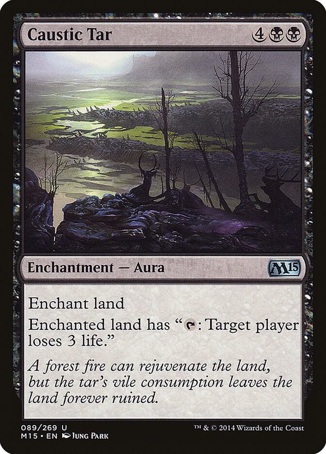 Caustic Tar 89 (Magic 2015 (M15))  - Foil | Good Games Adelaide SA