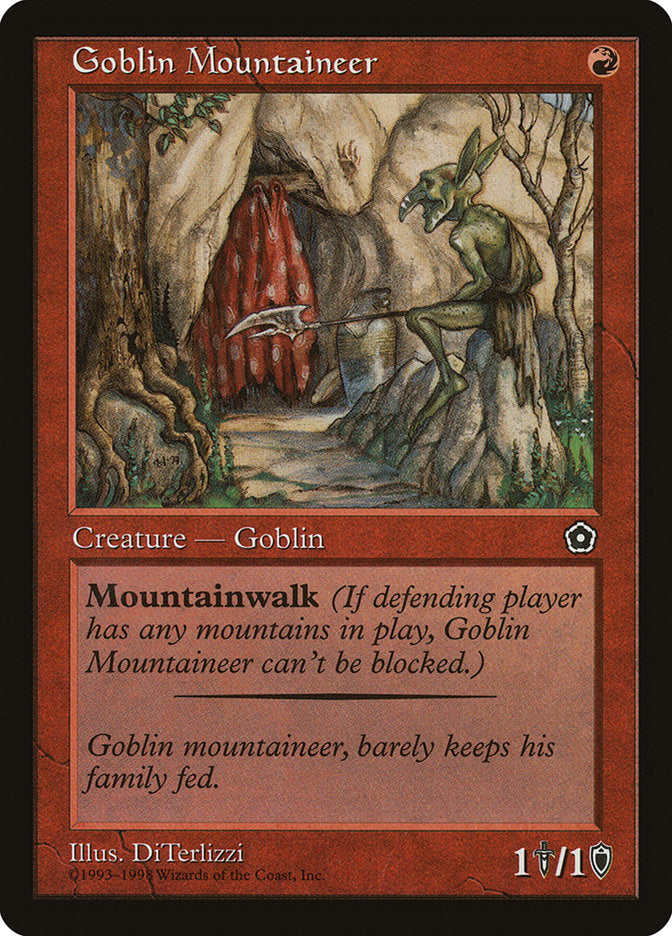 Goblin Mountaineer [Portal Second Age] | Good Games Adelaide SA