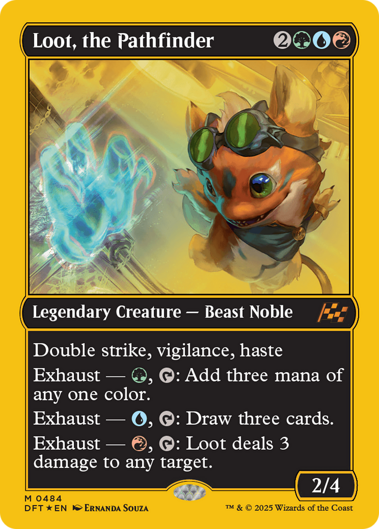 Loot, the Pathfinder (First-Place Foil) [Aetherdrift] | Good Games Adelaide SA