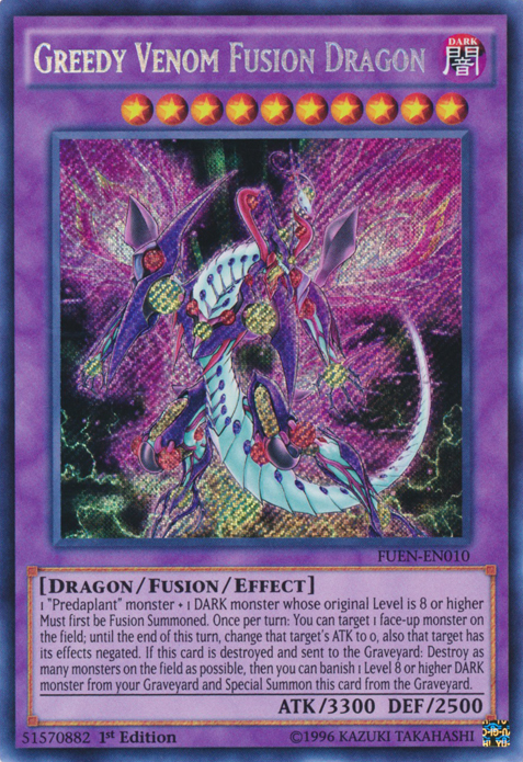 Greedy Venom Fusion Dragon [FUEN-EN010] Secret Rare | Good Games Adelaide SA