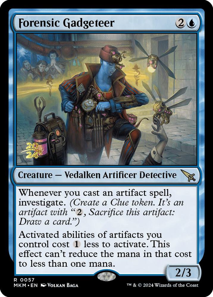 Forensic Gadgeteer 57 (Prerelease Cards)  - Foil | Good Games Adelaide SA