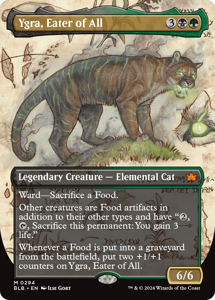 Ygra, Eater of All (Borderless) [Bloomburrow] | Good Games Adelaide SA