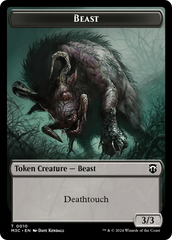 Beast (0010) // Shapeshifter (0008) Double-Sided Token [Modern Horizons 3 Commander Tokens] | Good Games Adelaide SA