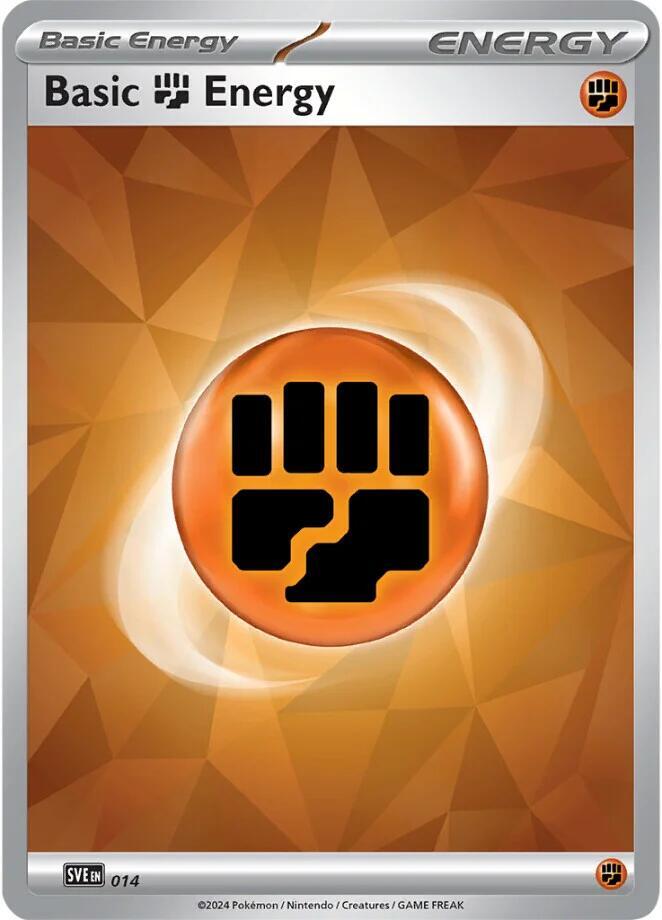 Basic Fighting Energy 014 014 (SVE: Scarlet & Violet Energies)  - Holofoil | Good Games Adelaide SA