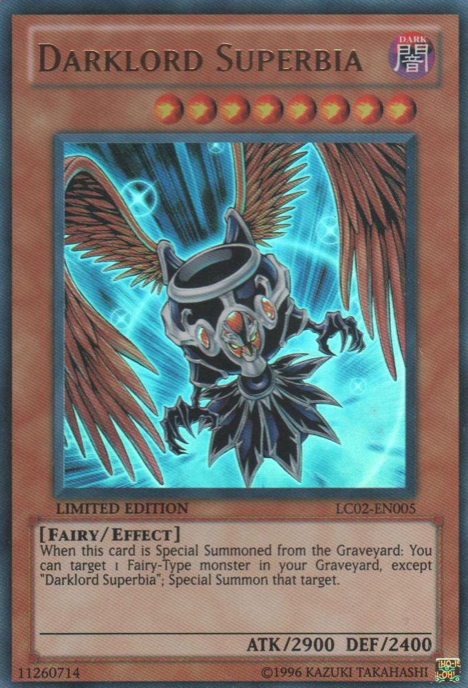 Darklord Superbia [LC02-EN005] Ultra Rare | Good Games Adelaide SA