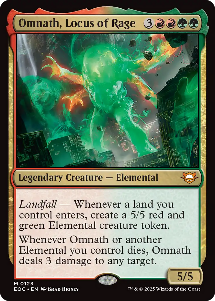 Omnath, Locus of Rage [Edge of Eternities Commander] | Good Games Adelaide SA