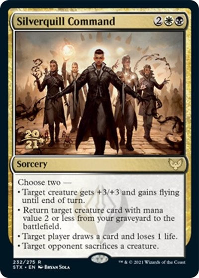Silverquill Command [Strixhaven: School of Mages Prerelease Promos] | Good Games Adelaide SA