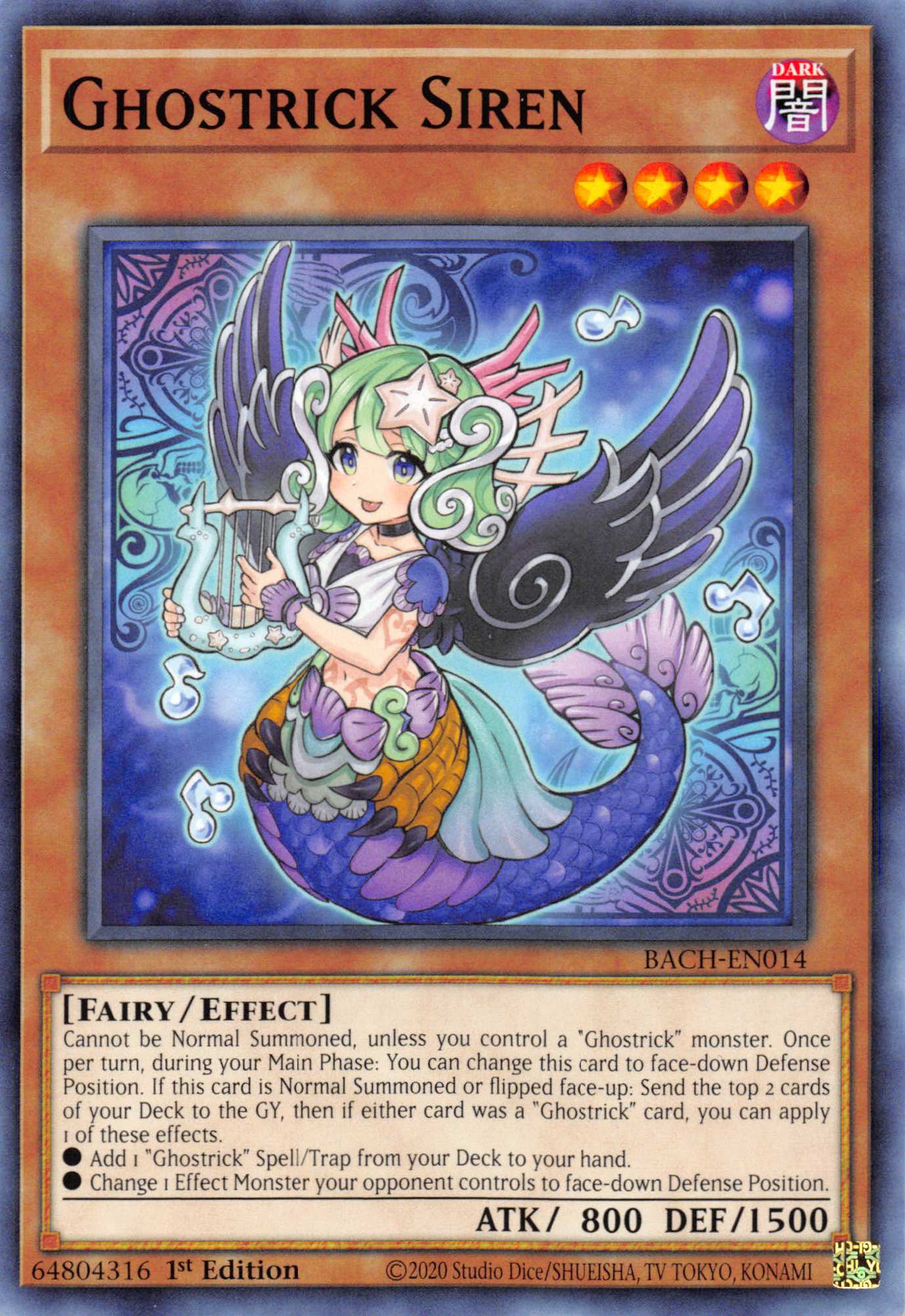 Ghostrick Siren [BACH-EN014] Common | Good Games Adelaide SA