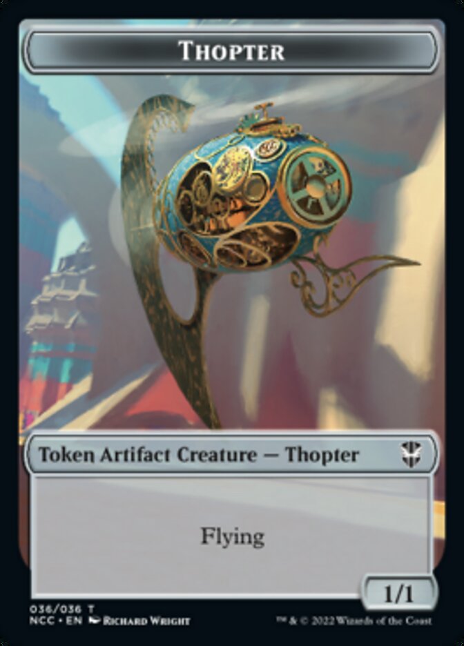 Thopter // Treasure (013) Double-sided Token [Streets of New Capenna Commander Tokens] | Good Games Adelaide SA