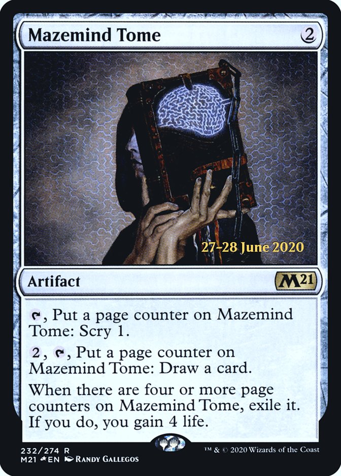 Mazemind Tome  [Core Set 2021 Prerelease Promos] | Good Games Adelaide SA