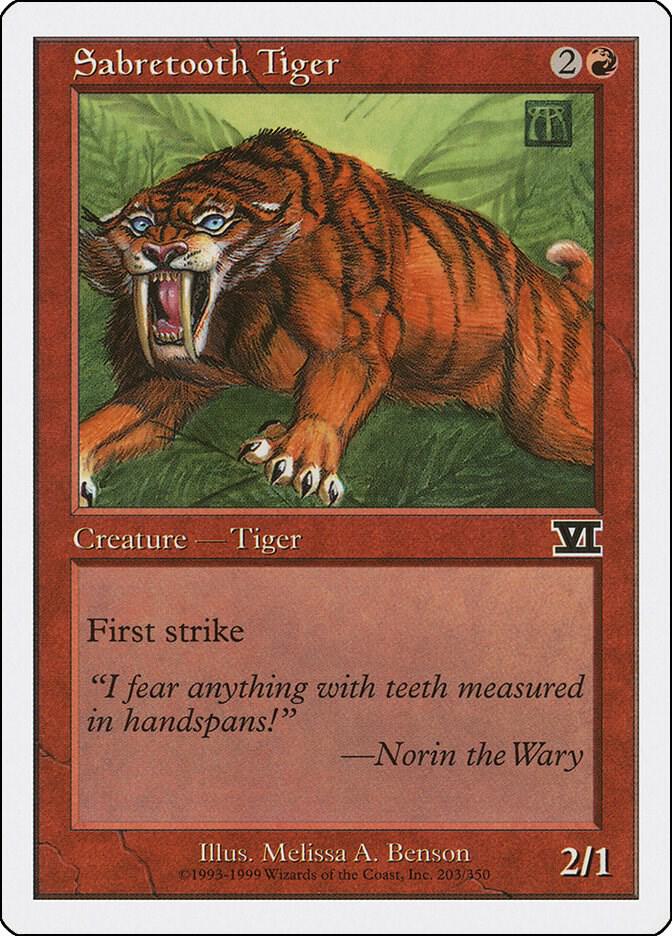 Sabretooth Tiger 203 (Classic Sixth Edition)  | Good Games Adelaide SA
