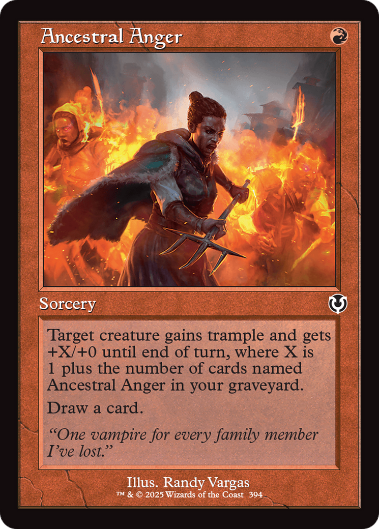 Ancestral Anger (Retro Frame) [Innistrad Remastered] | Good Games Adelaide SA