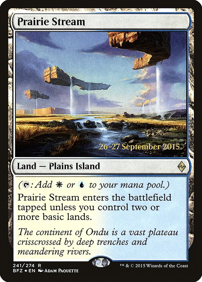 Prairie Stream [Battle for Zendikar Promos] | Good Games Adelaide SA