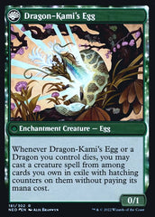 The Dragon-Kami Reborn // Dragon-Kami's Egg [Kamigawa: Neon Dynasty Prerelease Promos] | Good Games Adelaide SA