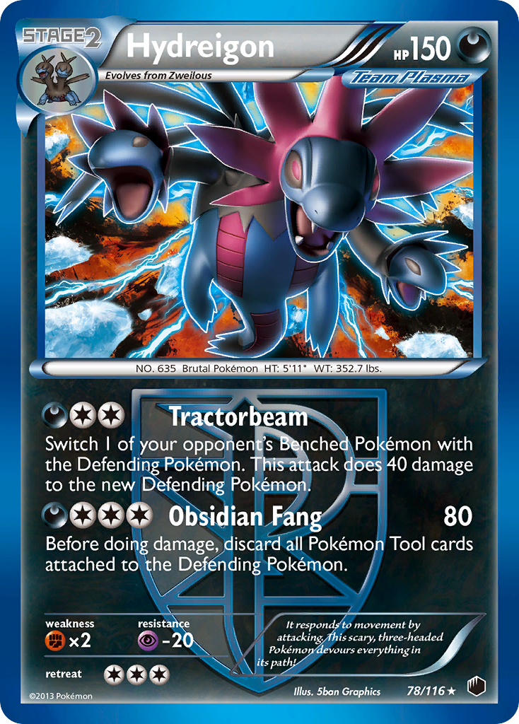 Hydreigon (78/116) [Black & White: Plasma Freeze] | Good Games Adelaide SA