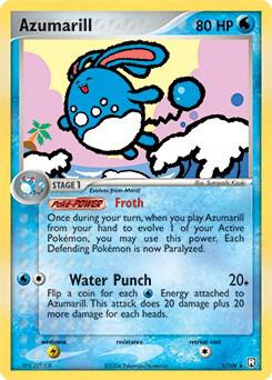 Azumarill 1 109 EX Team Rocket Returns 001/109 (Deck Exclusives)  | Good Games Adelaide SA