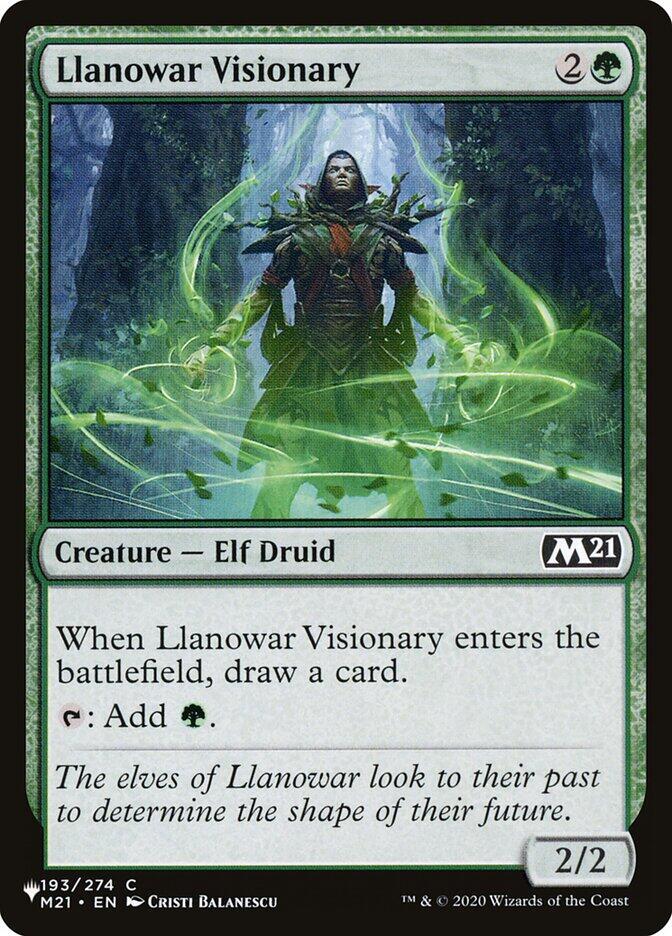 Llanowar Visionary 193/274 (The List Reprints)  | Good Games Adelaide SA