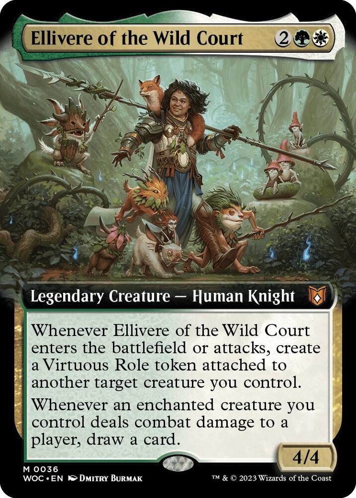 Ellivere of the Wild Court 36 (Commander: Wilds of Eldraine)  - Foil | Good Games Adelaide SA