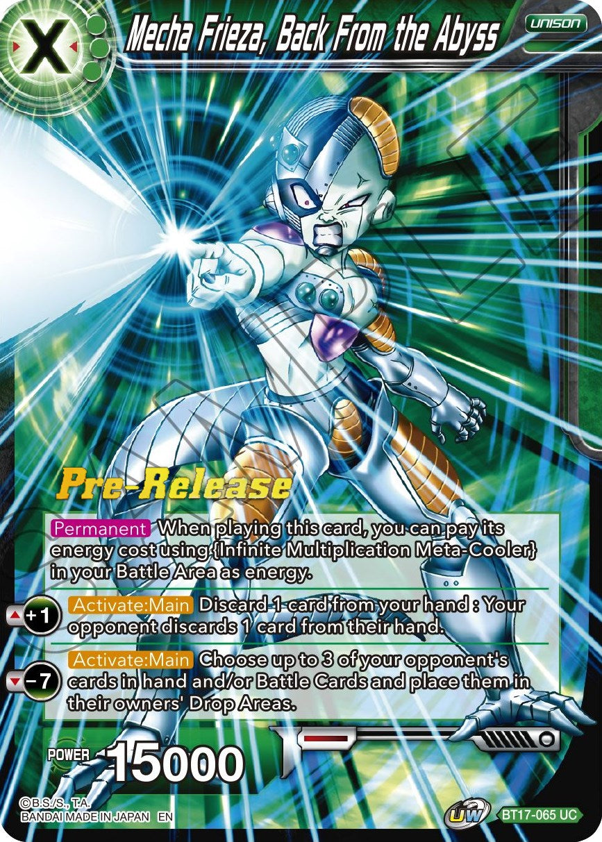 Mecha Frieza, Back From the Abyss (BT17-065) [Ultimate Squad Prerelease Promos] | Good Games Adelaide SA