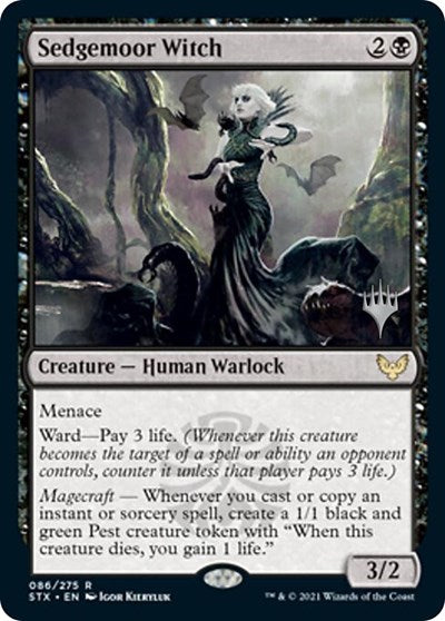 Sedgemoor Witch (Promo Pack) [Strixhaven: School of Mages Promos] | Good Games Adelaide SA
