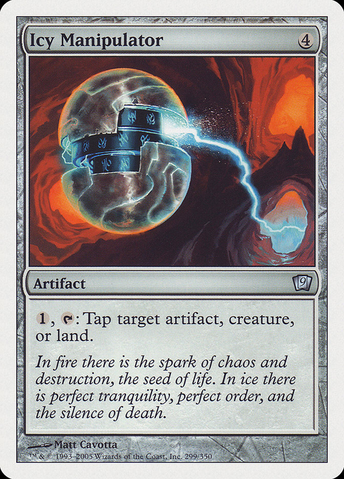 Icy Manipulator (9th Edition) [Oversize Cards] | Good Games Adelaide SA