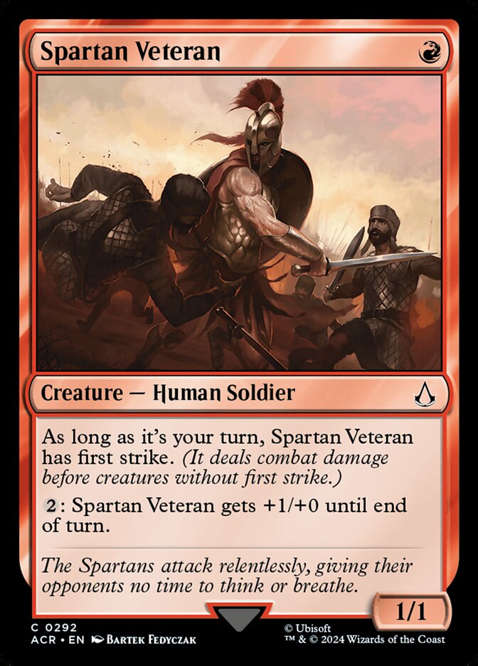 Spartan Veteran 292 (Universes Beyond: Assassin's Creed)  | Good Games Adelaide SA