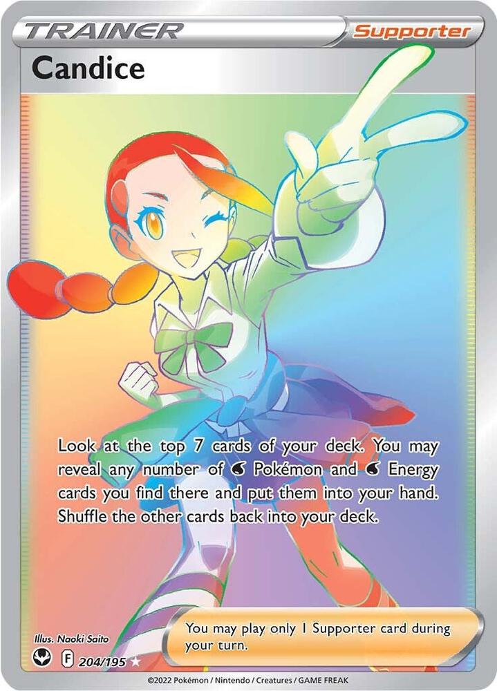 Candice Secret 204/195 (SWSH12: Silver Tempest)  - Holofoil | Good Games Adelaide SA