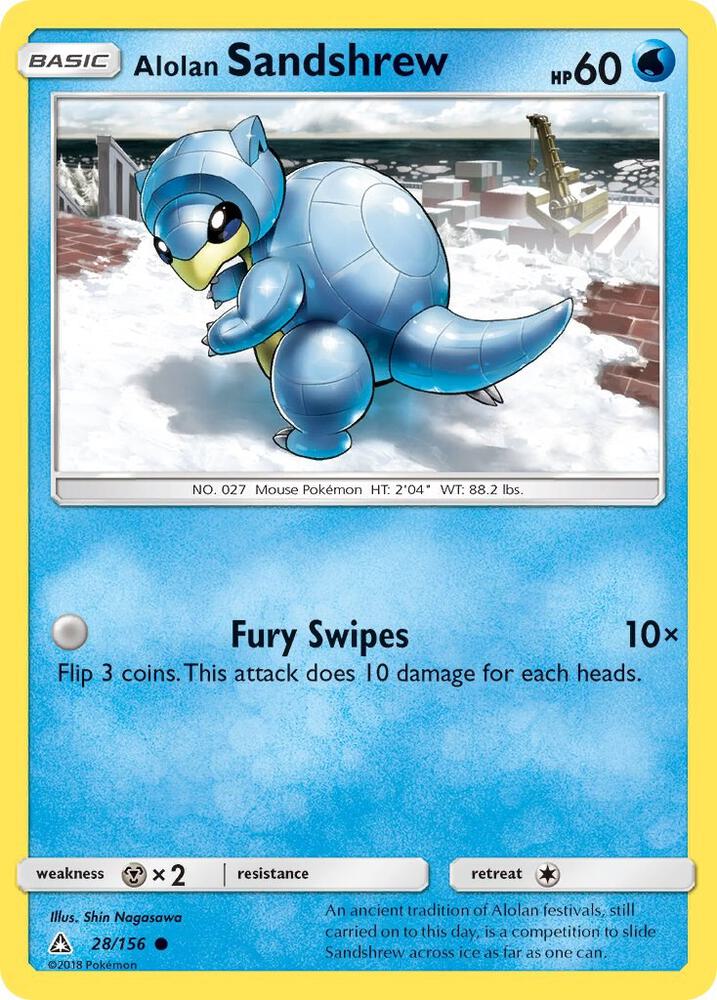 Alolan Sandshrew 28/156 (SM - Ultra Prism)  | Good Games Adelaide SA