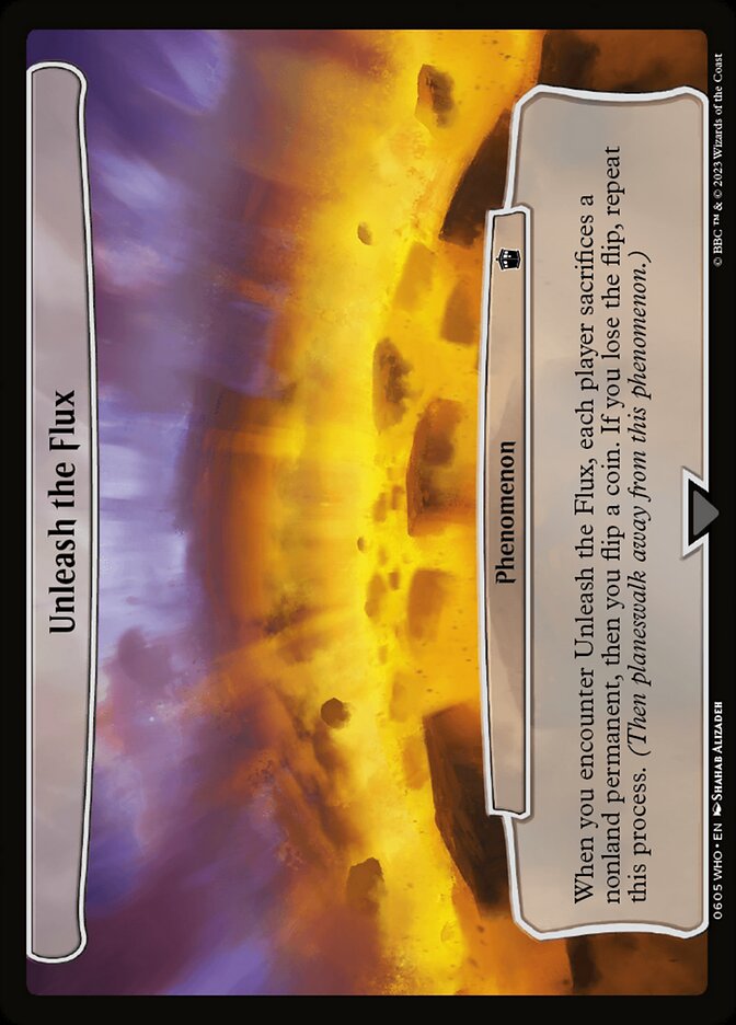 Unleash the Flux 605 (Planechase: Universes Beyond: Doctor Who)  | Good Games Adelaide SA