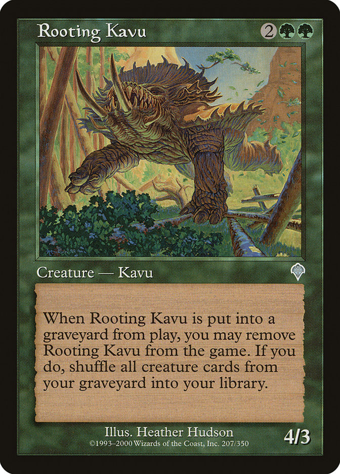 Rooting Kavu 207 (Invasion)  - Foil | Good Games Adelaide SA