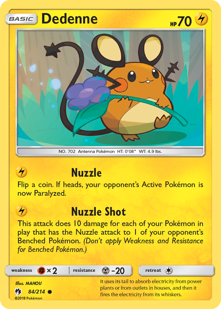 Dedenne (84/214) [Sun & Moon: Lost Thunder] | Good Games Adelaide SA