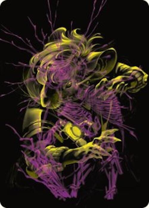 Nashi Searcher in the Dark Art Card 43 54 43 (Art Series: Duskmourn: House of Horror)  | Good Games Adelaide SA