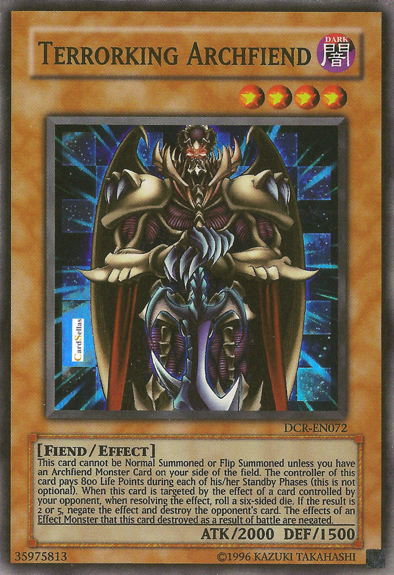 Terrorking Archfiend [DCR-EN072] Super Rare | Good Games Adelaide SA