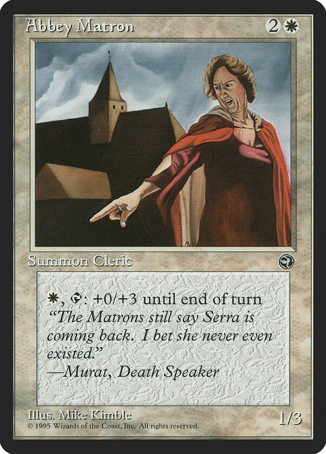 Abbey Matron (Murat Flavor Text) [Homelands] | Good Games Adelaide SA