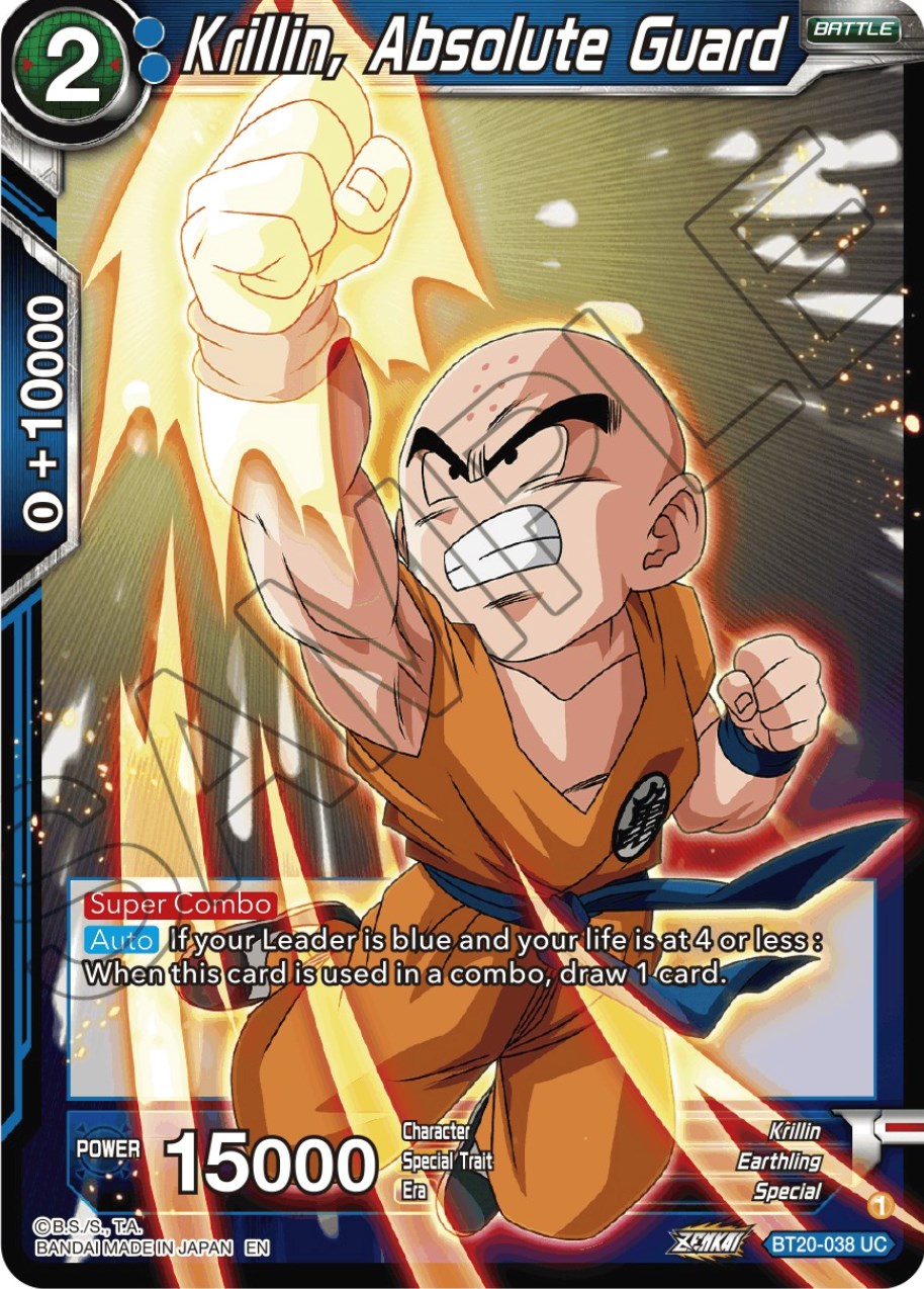 Krillin, Absolute Guard (BT20-038) [Power Absorbed] | Good Games Adelaide SA