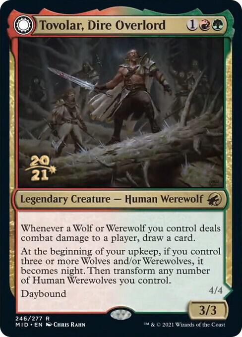 Tovolar Dire Overlord 246 (Prerelease Cards)  - Foil | Good Games Adelaide SA