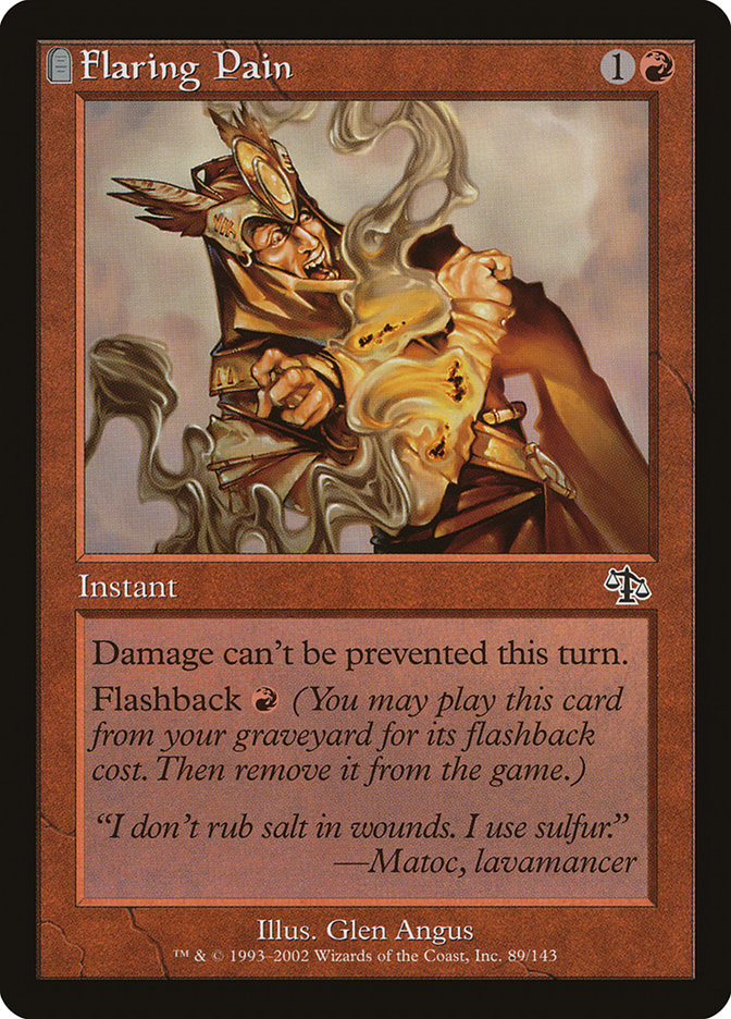 Flaring Pain 89 (Judgment)  - Foil | Good Games Adelaide SA