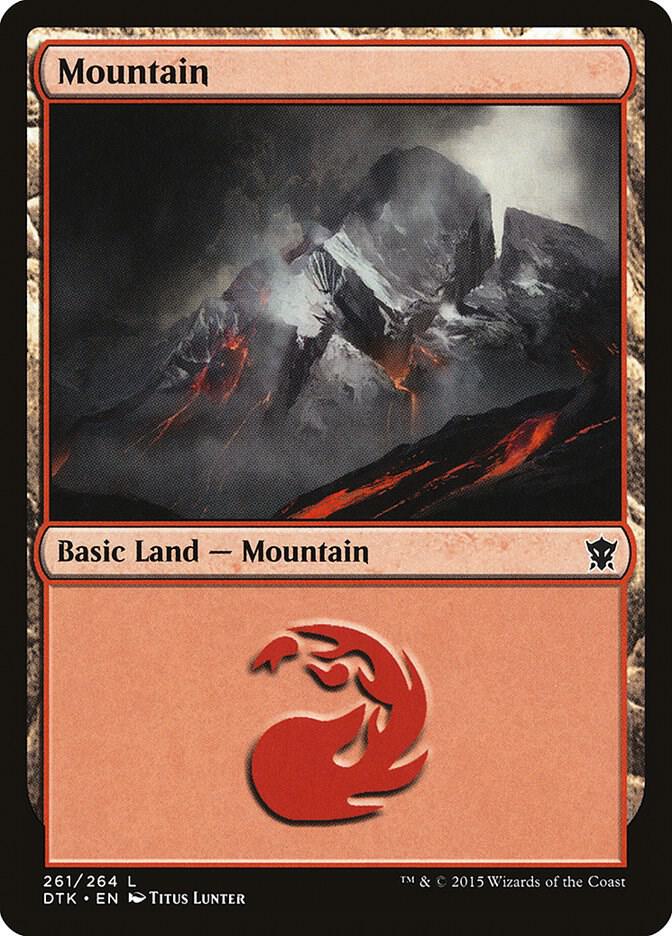 Mountain 261 (Dragons of Tarkir)  | Good Games Adelaide SA