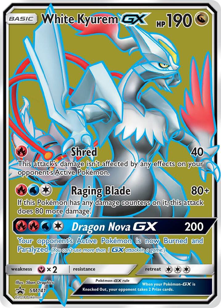 White Kyurem GX SM141 (SM Promos)  - Holofoil | Good Games Adelaide SA