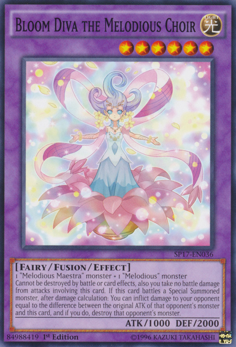 Bloom Diva the Melodious Choir [SP17-EN036] Starfoil Rare | Good Games Adelaide SA