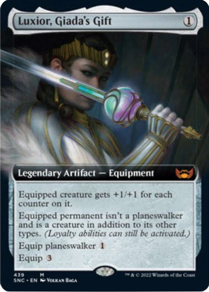 Luxior Giadas Gift Extended Art 439 (Streets of New Capenna)  | Good Games Adelaide SA
