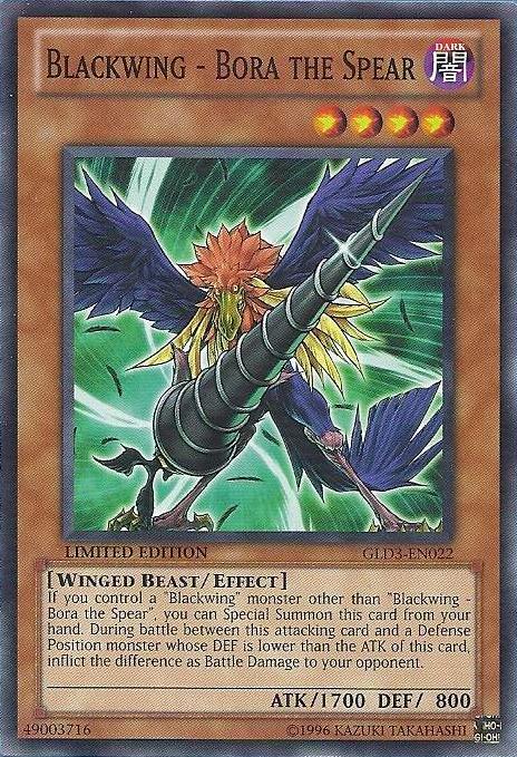 Blackwing - Bora the Spear [GLD3-EN022] Common | Good Games Adelaide SA