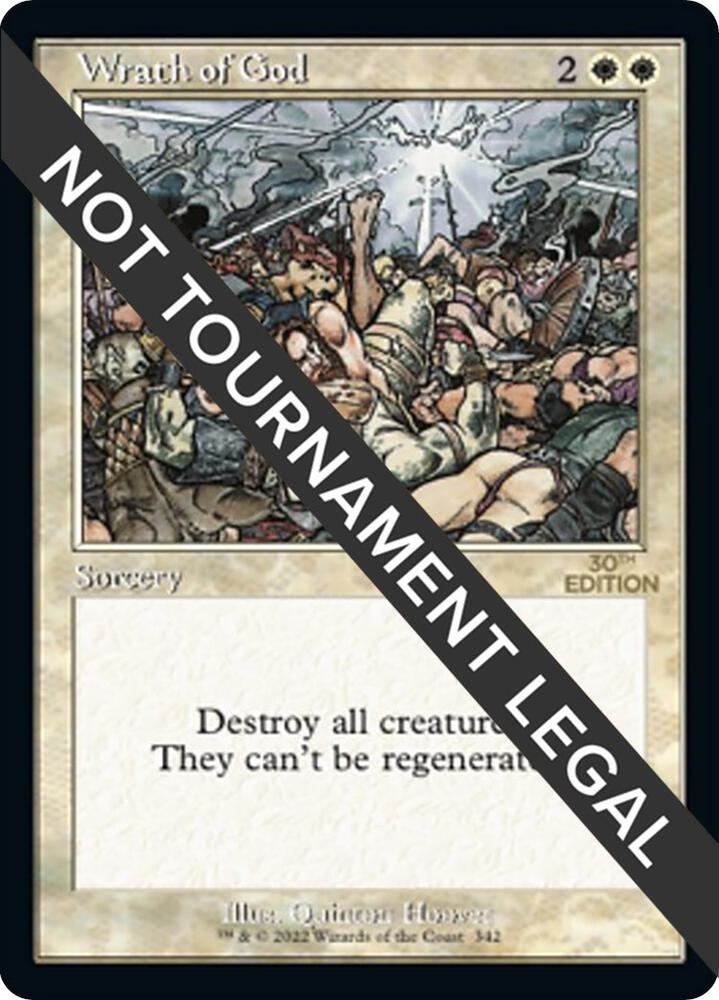 Wrath of God Retro Frame 342/594 (30th Anniversary Edition)  | Good Games Adelaide SA