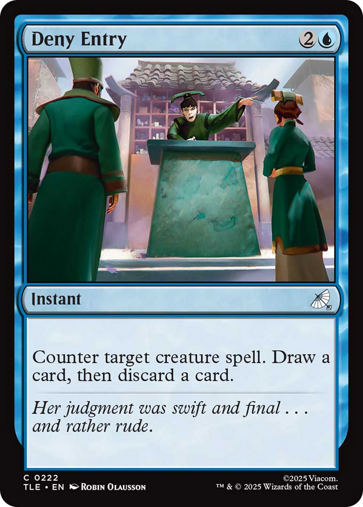 Deny Entry [Avatar: The Last Airbender: Eternal-Legal] | Good Games Adelaide SA