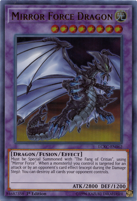 Mirror Force Dragon [LCKC-EN062] Ultra Rare | Good Games Adelaide SA