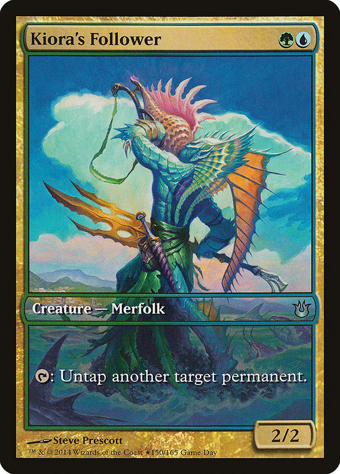 Kiora's Follower [Born of the Gods Promos] | Good Games Adelaide SA