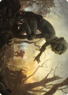 Smeagol Helpful Guide Art Card 24 (Art Series: Universes Beyond: The Lord of the Rings: Tales of Middle-earth)  | Good Games Adelaide SA